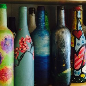 bottle painting workshop