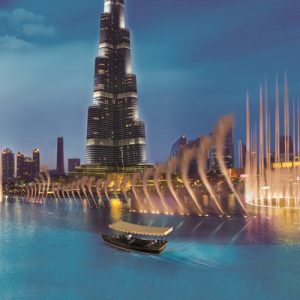 Dubai Fountain Lake Ride