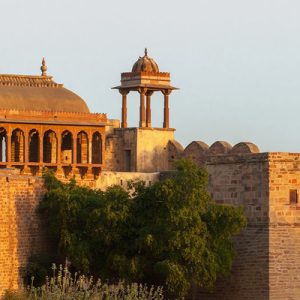 afternoon view at nagaur fort