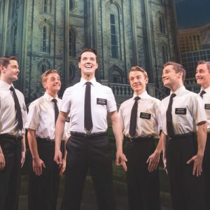 a group of mormons singing