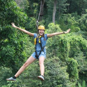 flying squirrels ziplining
