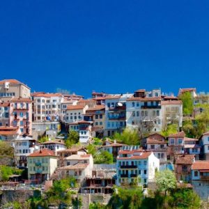 colorful houses on the hills