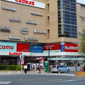 bic camera nagoya store front