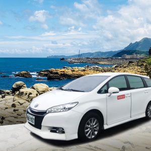 taiwan north coast sightseeing car