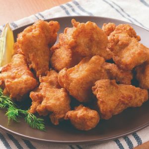 crispy chicken nugget j
