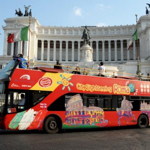 sightseeing bus tour rome