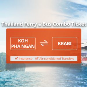 Lomprayah One Way Ferry Ticket between Krabi/Ao Nang and Koh Phangan Thailand