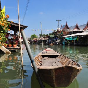 wooden boat in thailand