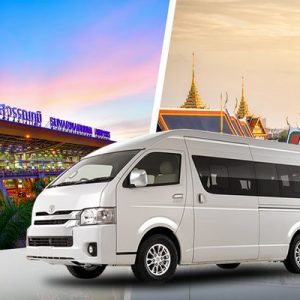 Shared Suvarnabhumi Airport Transfers (BKK) from Bangkok City