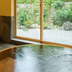 indoor hotspring in Tsukasanoyu hot springs