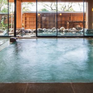 onsen communal bath at fu fu no yu onsen
