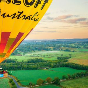 hunter valley sunrise balloon flight