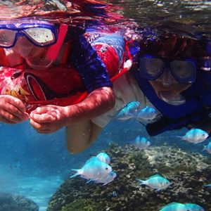 people snorkeling in Guam