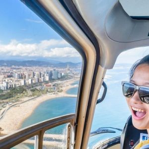 Guided Half Day 360º Barcelona Skywalk Tour : Land, Sea and Air