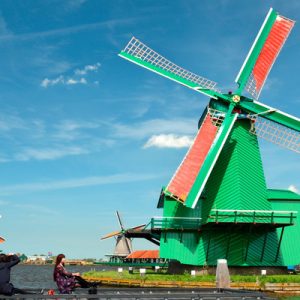 Zaanse Schans Windmill Village
