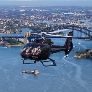 sydney harbour helicopter flight