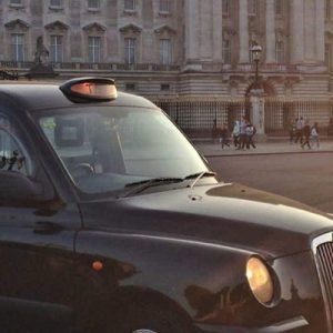 a private taxi in London