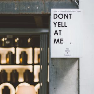 Don't yell at me in Taipei