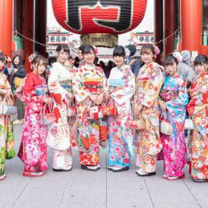 women in kimono