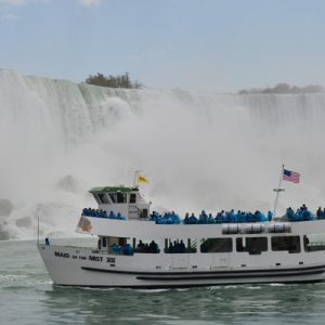 Maid of the Mist Boat near the Niagara Falls