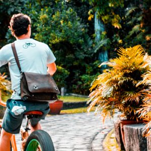 people in intramuros with bambikes