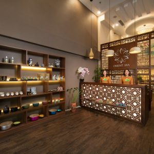 lobby of orient central spa