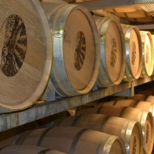 barrels of wine in verona wimery