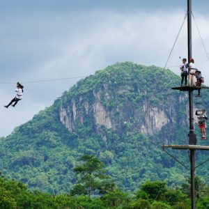 Zipline at Pattaya Tarzan Extreme Park
