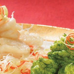 Sauteed Prawns in Duo Sauce