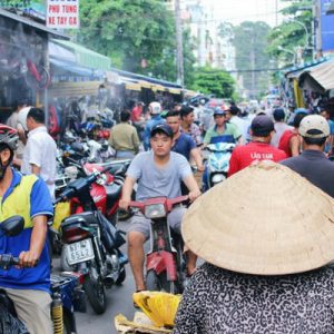 Morning Markets Tour by Motorbike