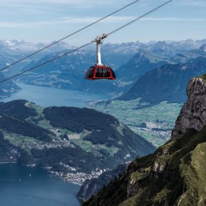 Half Day Trip to Mount Pilatus with Aerial Cable Car and Boat Ride from Lucerne