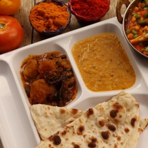 veg kadai set food on fire raffles place singapore