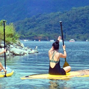 paddle boarding in Taipei, SUP in Liyu Lake, water activities for group Taiwan,