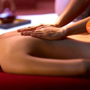 woman getting a massage at the barai spa hyatt regency hua hin
