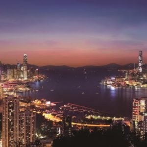 city and harbour tour by night