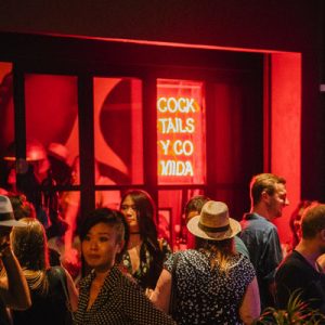 people talking in london bar