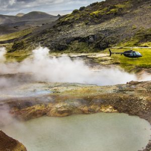 geothermal helicopter tour reykjavik