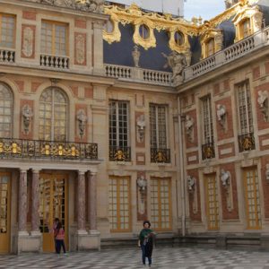 an outer section of the Palace of Versailles