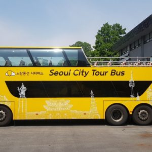 首尔传统文化路线双层敞篷巴士票,东大门观光巴士,首尔随上随下观光巴士